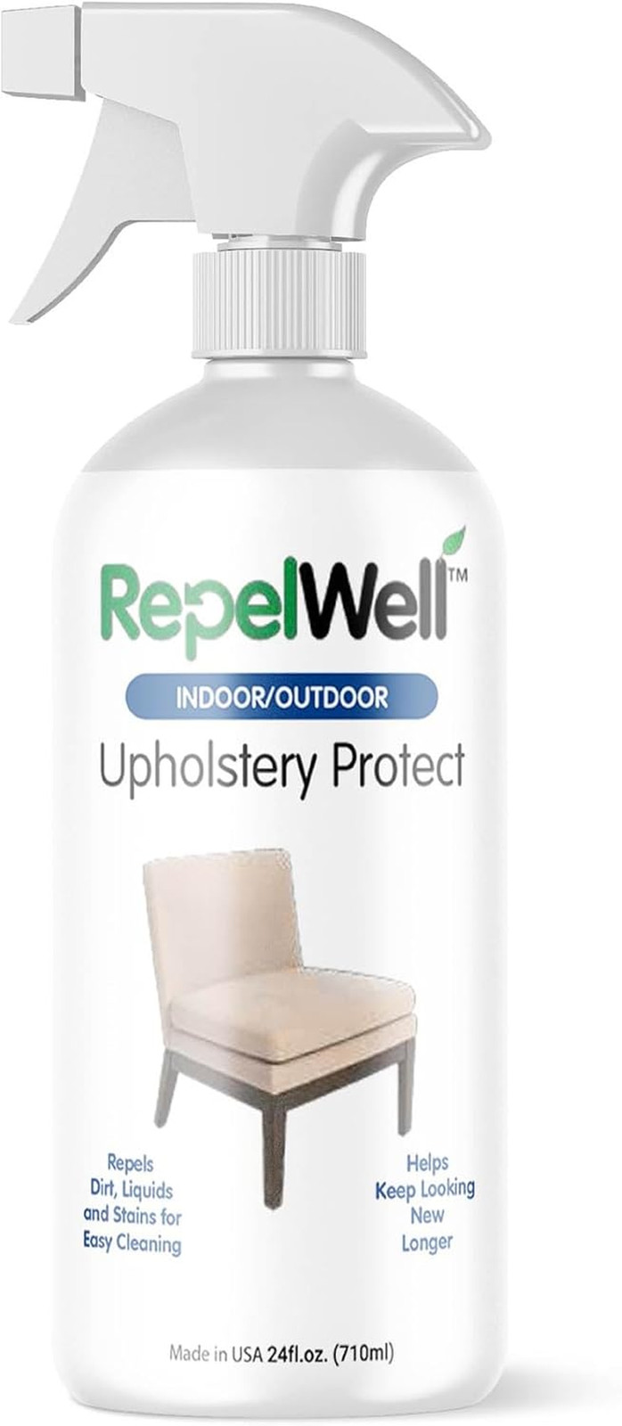 Eco-Friendly Upholstery Protect Stain & Water Repellent Spray 24Oz – Non-Toxic,