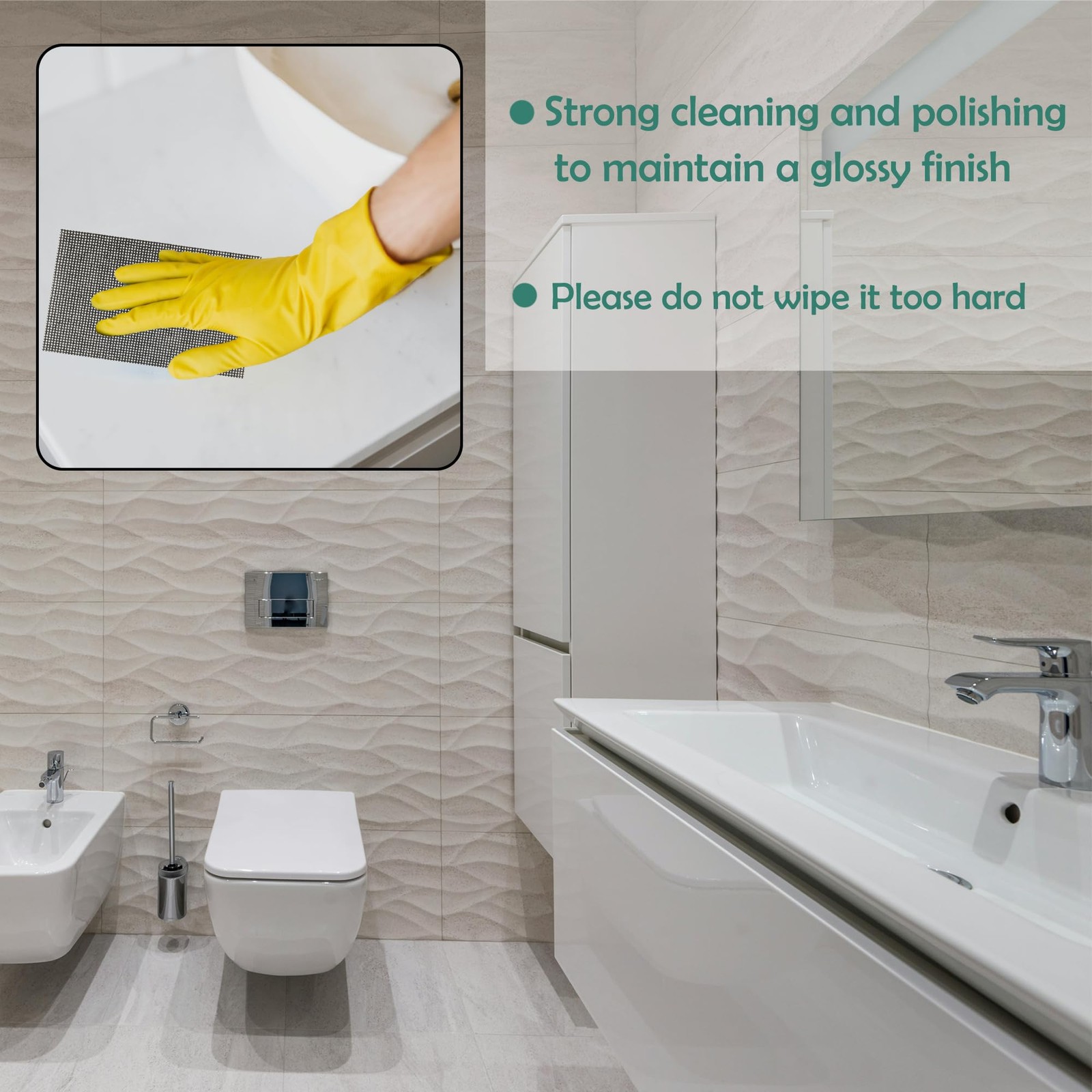 10Pcs Cleaning Screens for Toilets Cleaner Hard Water 5.5 x 4 Inch Flexible S…