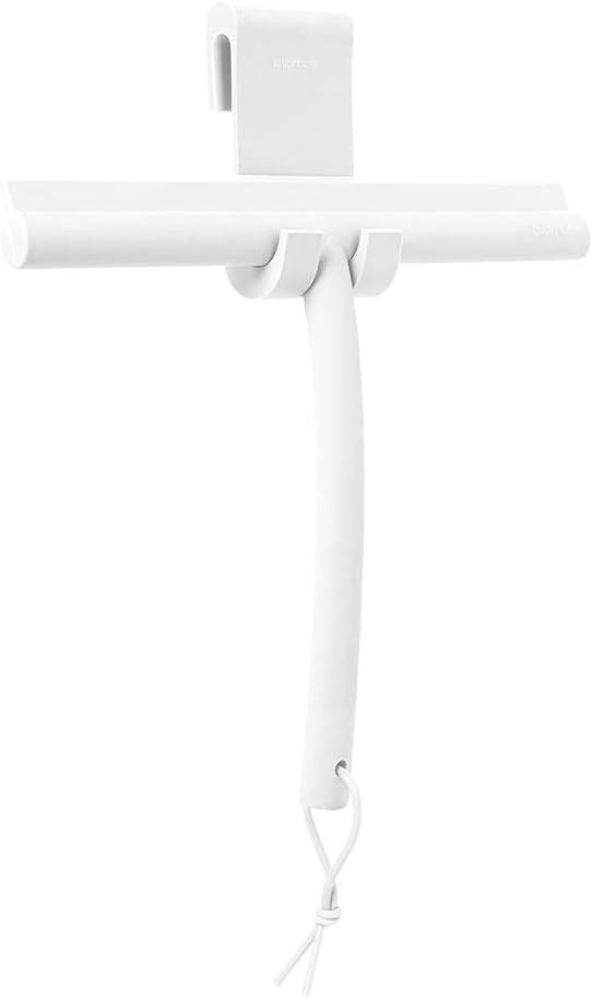 VIPO Shower Squeegee with Holder 24 cm Wide Silicone Squeegee for Shower