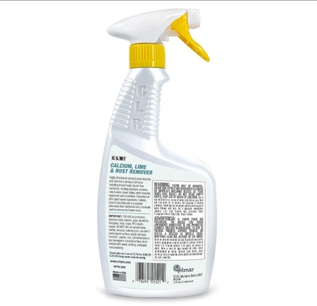 CLR PRO Calcium, Lime & Rust Remover 2 PACK- Removes Calcium, Lime, Hard Water