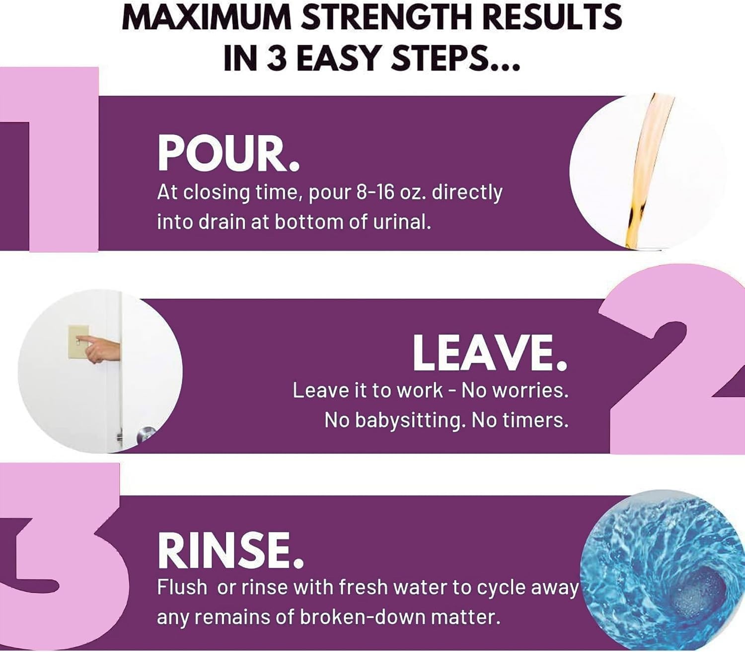 Non-Toxic Urinal Salt Remover – Industrial Strength Cleaning
