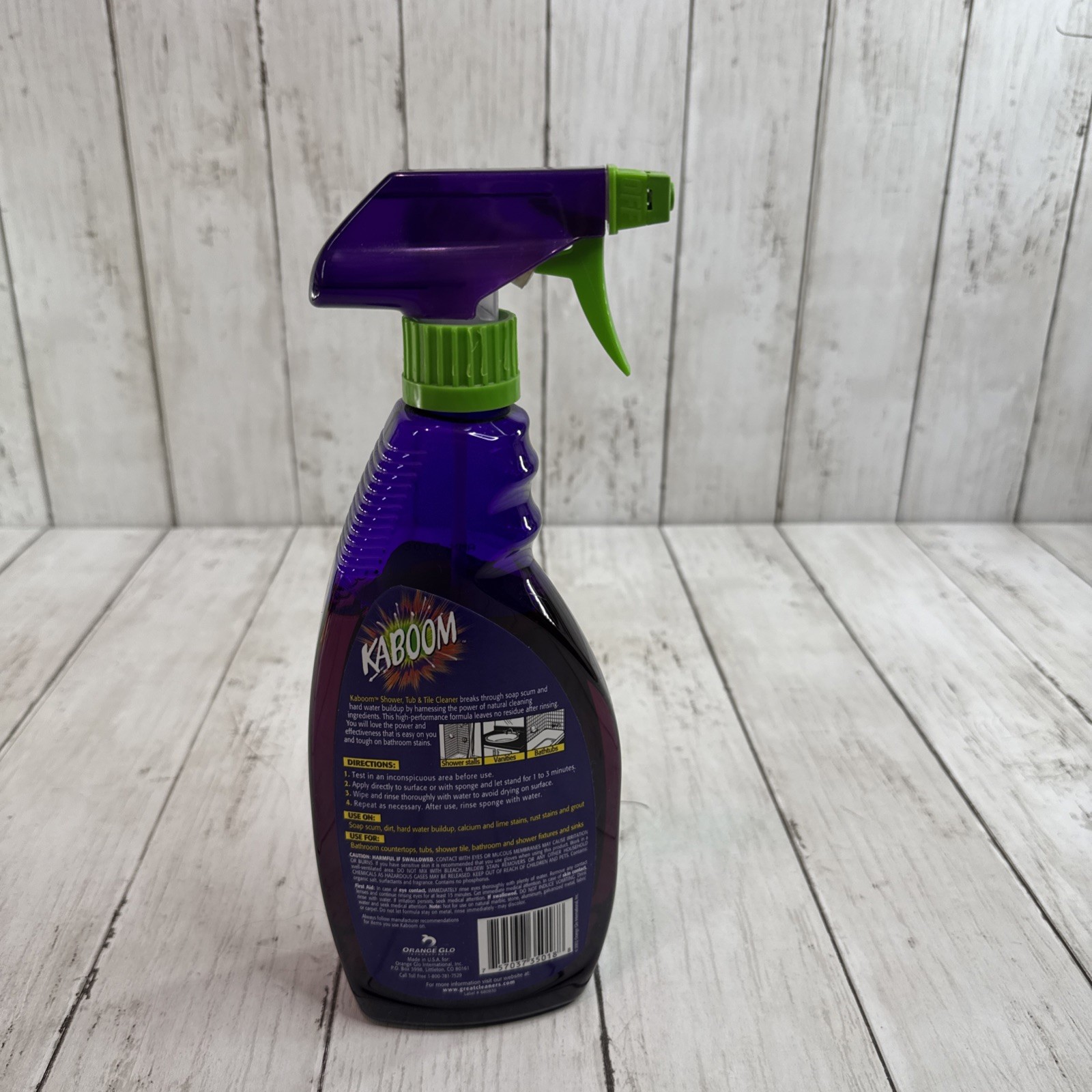 2002 Old Formula KABOOM Shower Tub Tile Cleaner Almost Full Oxi Clean 22 Oz