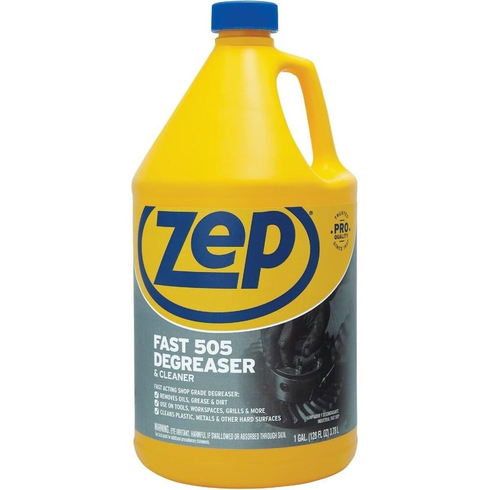 Zep Fast 505 Cleaner Degreaser 128 Ounces Industrial Strength Remover
