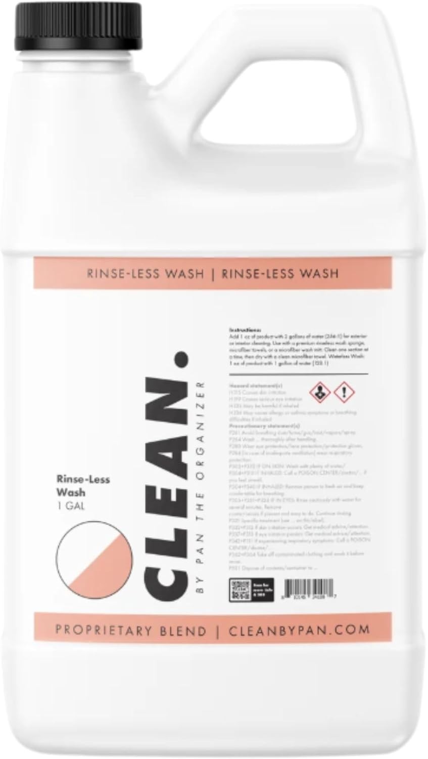 CLEAN. Rinse-Less Car Wash – 128Oz Waterless Cleaner for All Surfaces