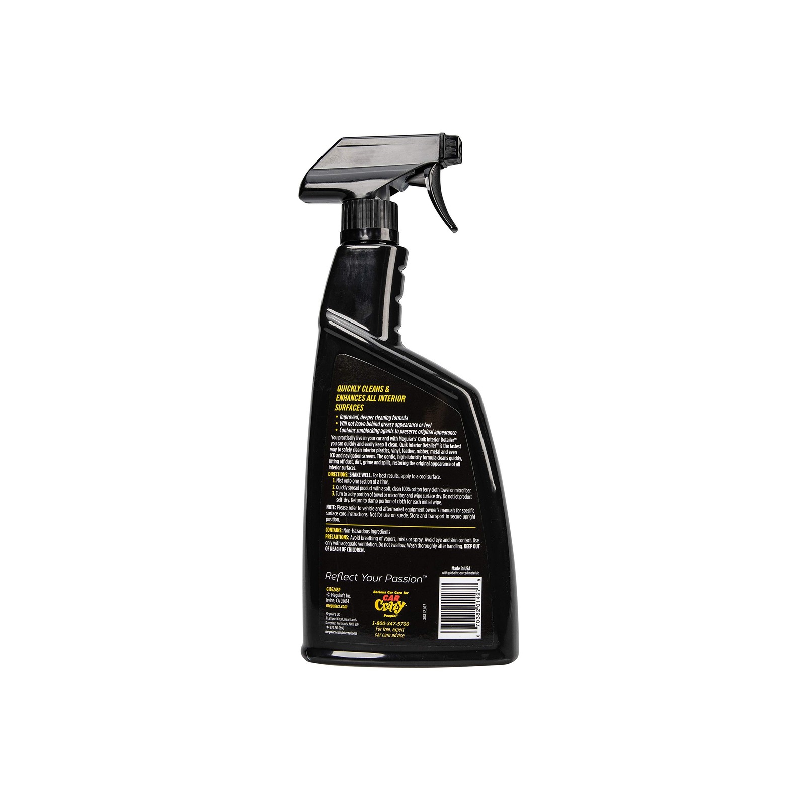 Meguiar’s Quik Interior Detailer Cleaner, Quick Detailer Spray Cleans And Ref…