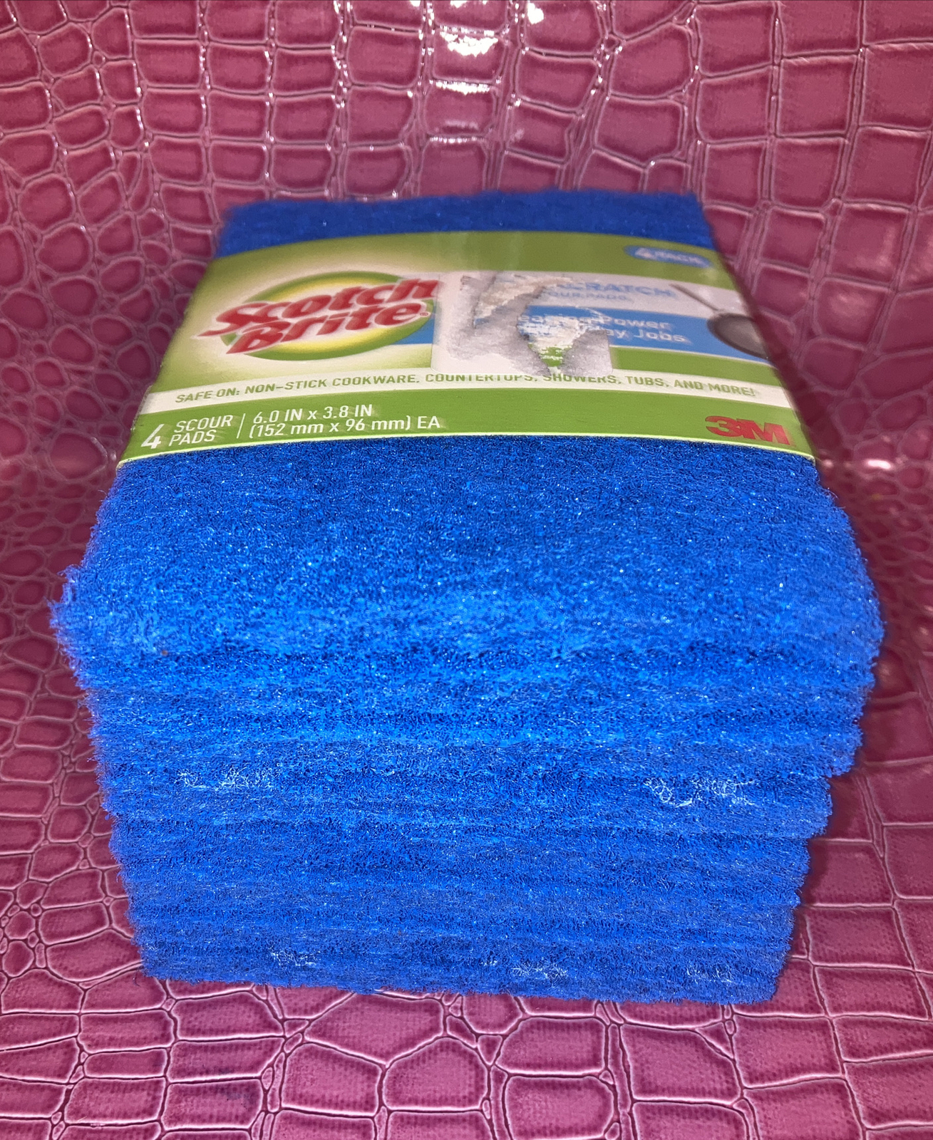 2- Scotch-Brite® Non-Scratch Scour Pads 4 Pads Each Total 8 Pads