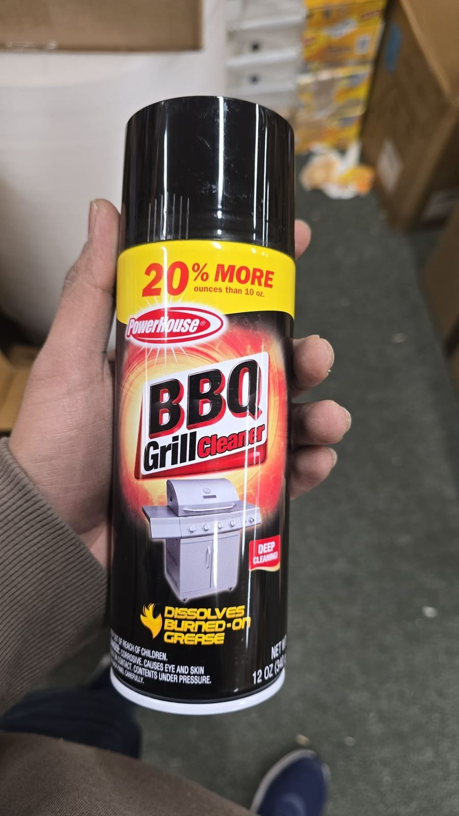 Bbq Grill Cleaner Spray Grease Dissolve Burned On 12 oz Each (3 PACK)