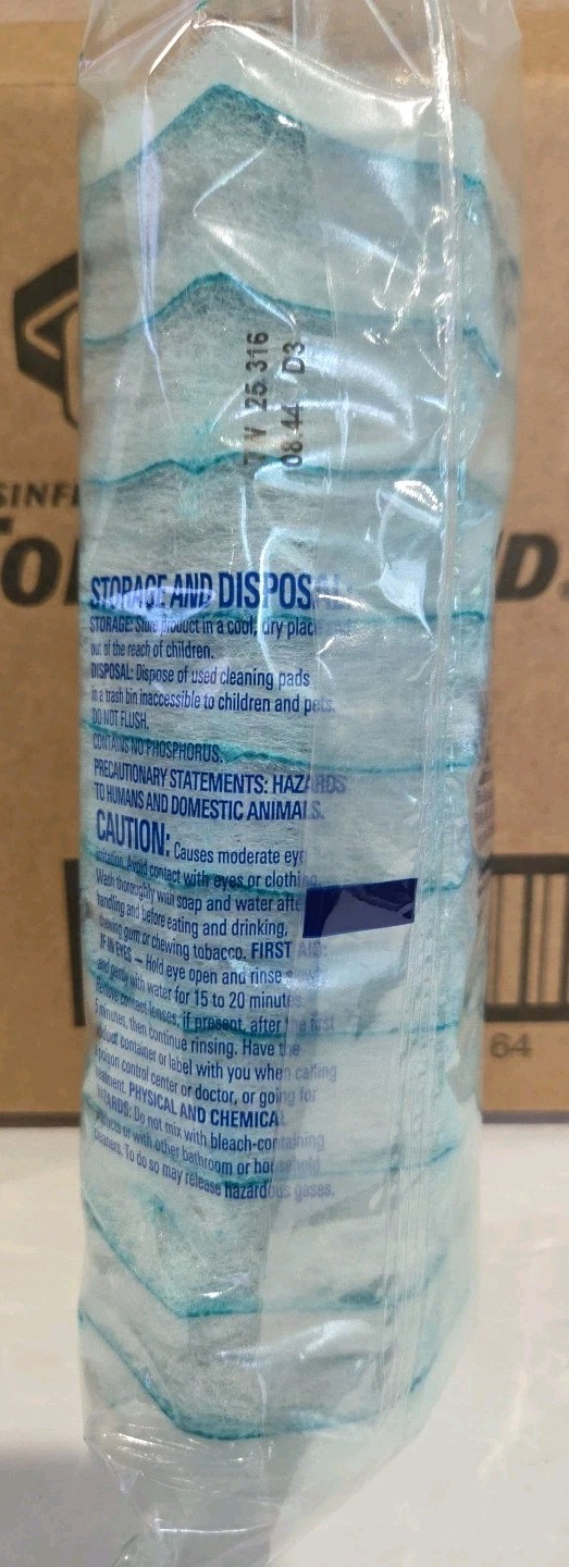 Clorox ToiletWand Scrubbing Cleaning Pad/Head Disposable Refills Lot 90pc/3 Case