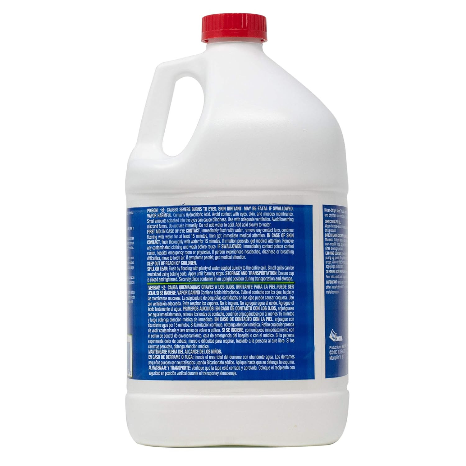 Klean-Strip Green Muriatic Acid 1 Gallon Heavy-Duty Cleaning & Etching Solution