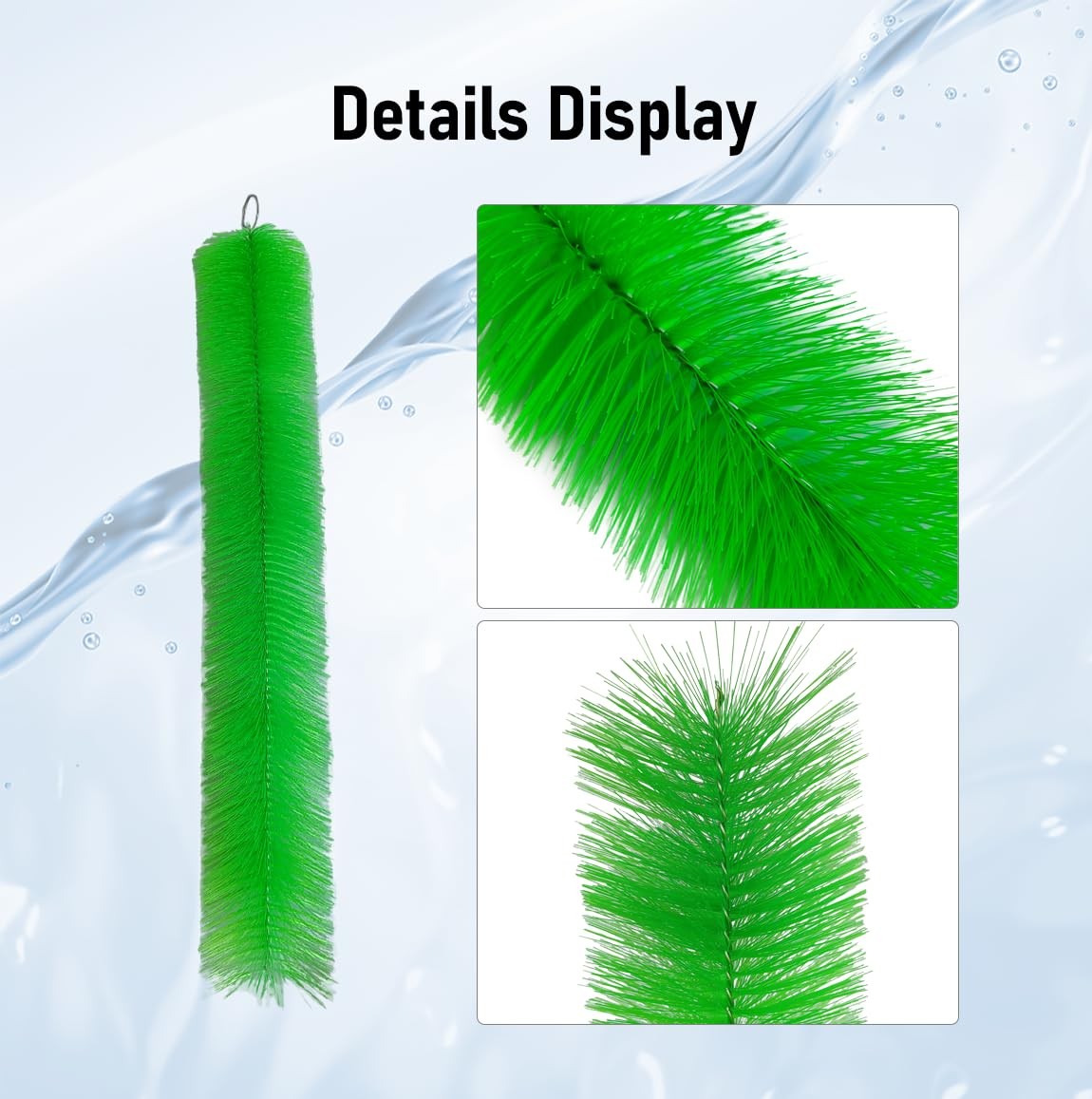 2Pcs Septic Tank Bristle Filter for 4 Inch Pipe，Long Barrel Brush Sewer Efflu…