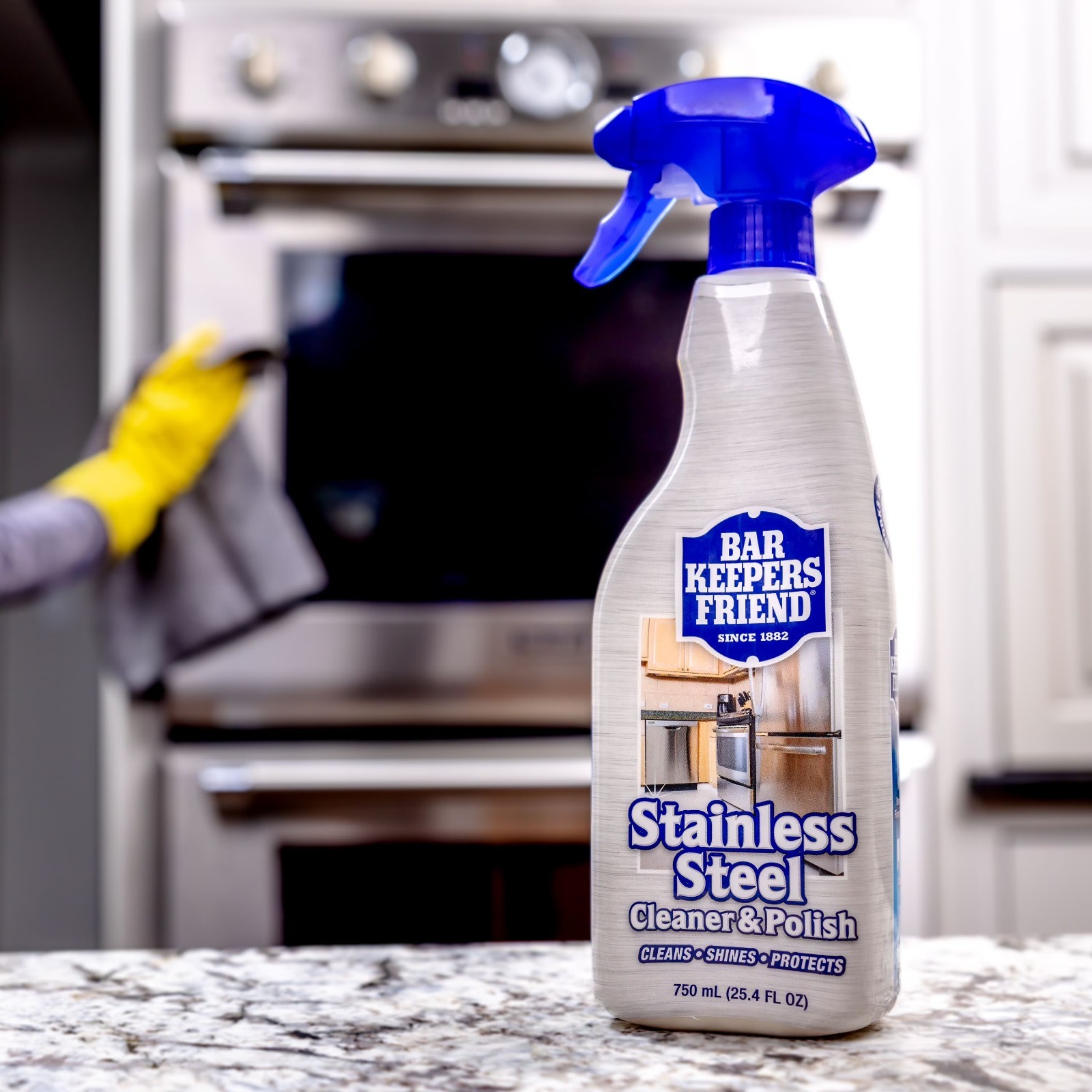 Bar Keepers Friend Stainless Steel and Polish Cleaner Trigger Spray