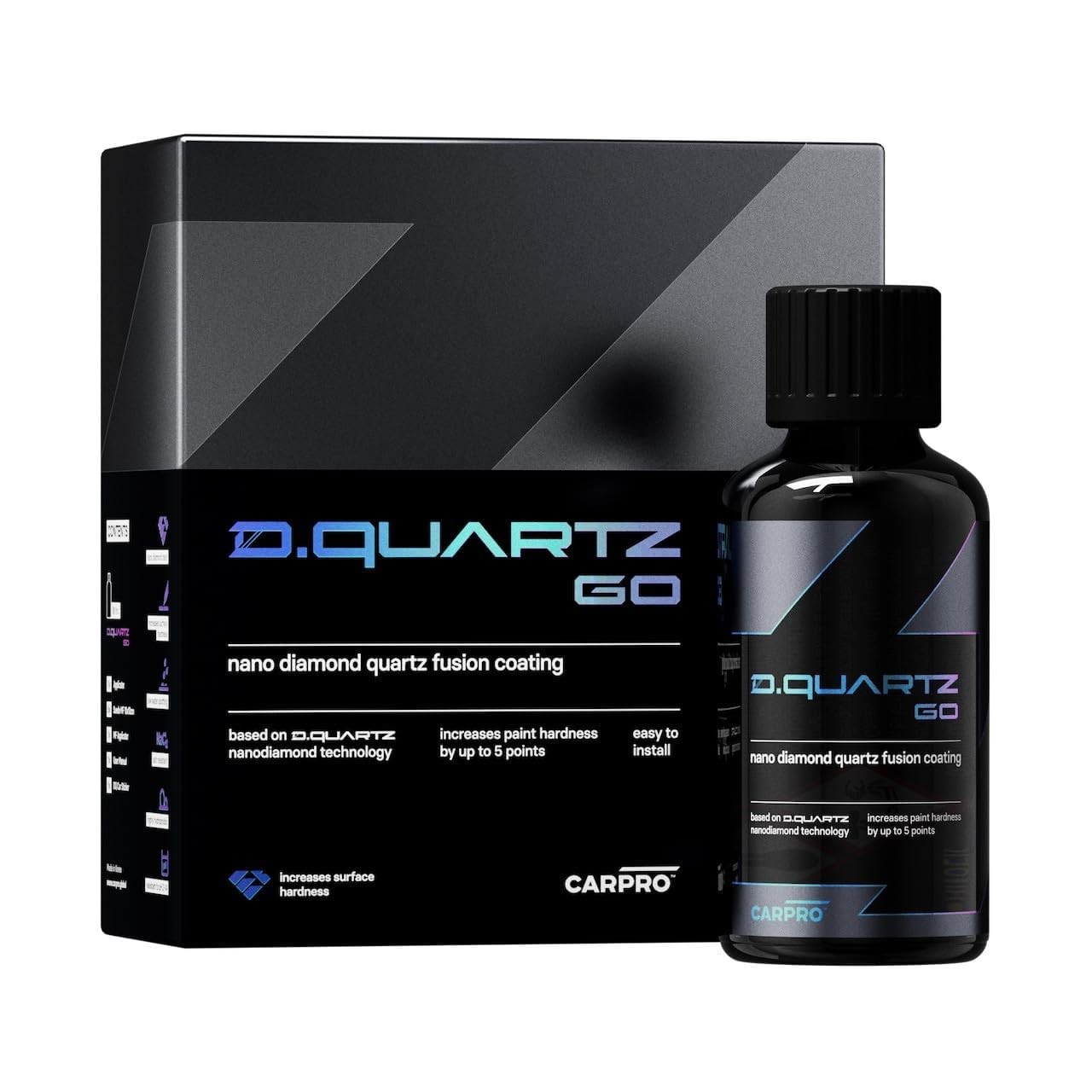 Nano Diamond Quartz Ceramic Coating Kit for Cars – 50ml Professional DIY