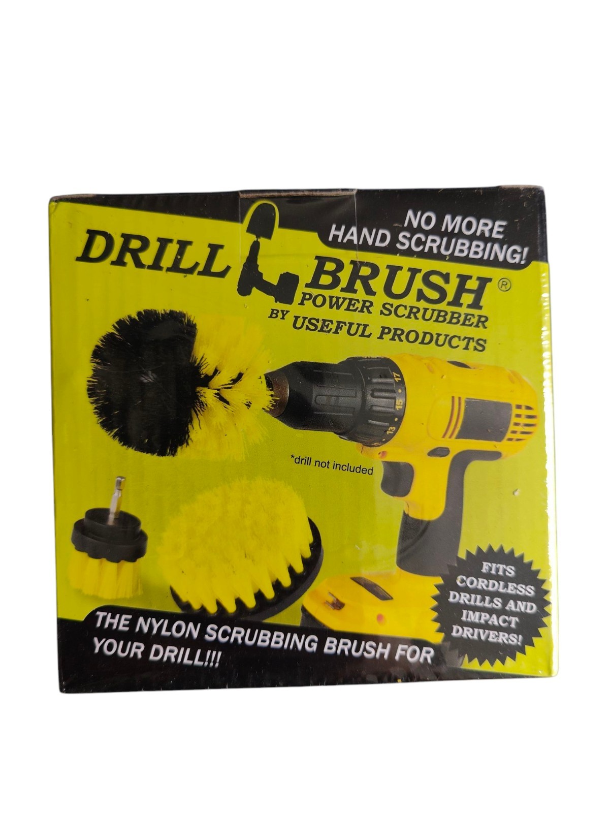 Drill Brush Attachment Bathroom Surfaces Tub Shower Tile And Grout All Purpose