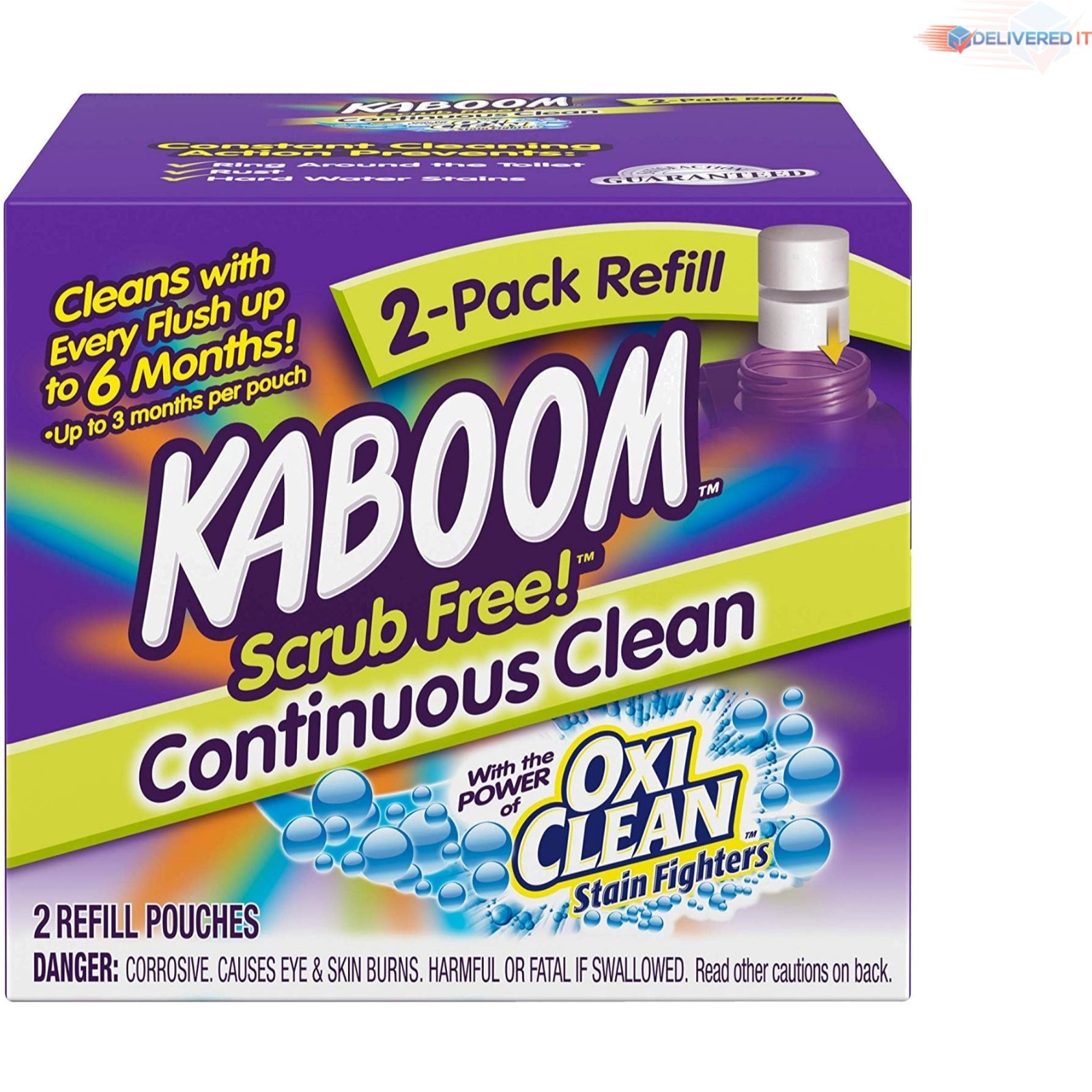 Toilet Cleaning Refill Capsules Fresh Scent Septic Safe Pack of 4