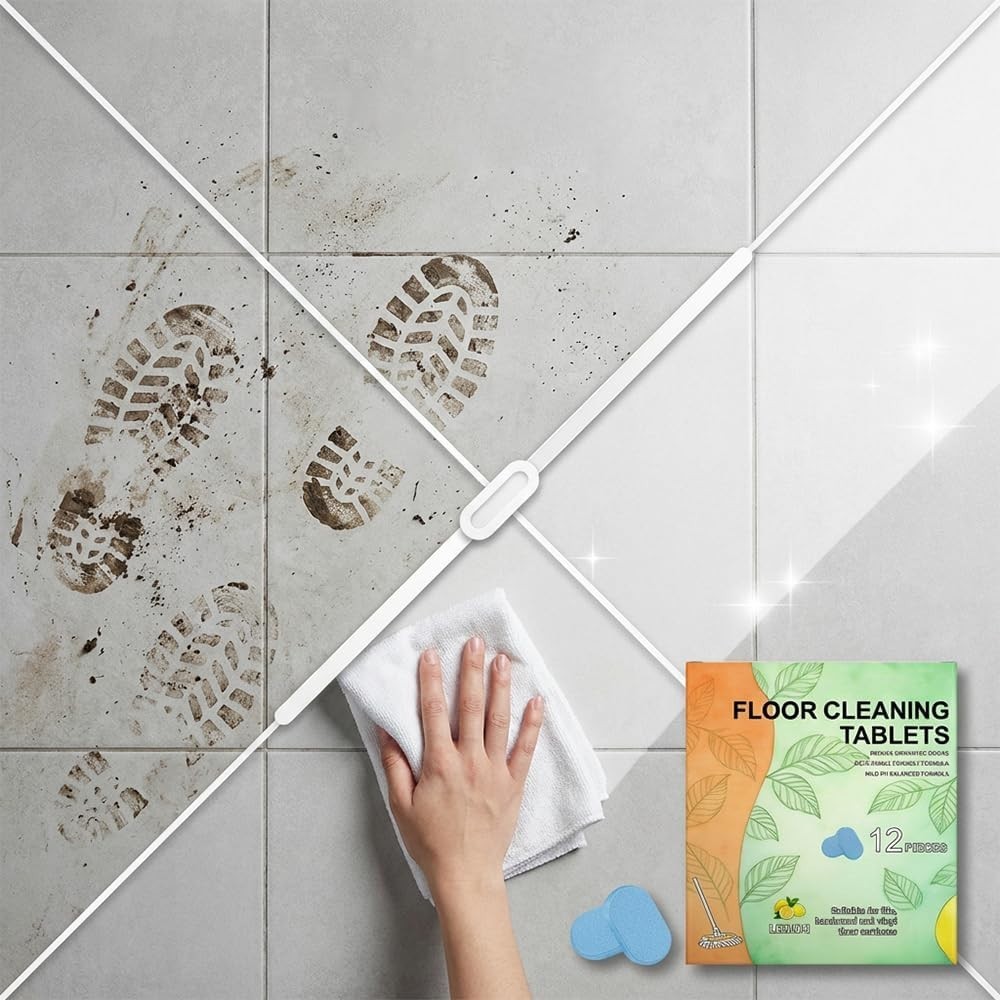Floor Cleaning Solution Tablet, 2026 Upgrade Floor Cleaner Tablets for Mopping M