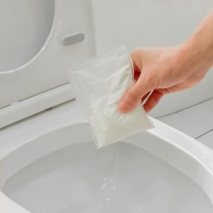 Toilet Bowl Cleaning Powder (120g/4.23oz. x 4EA) Simple Convenient, Put & Flush