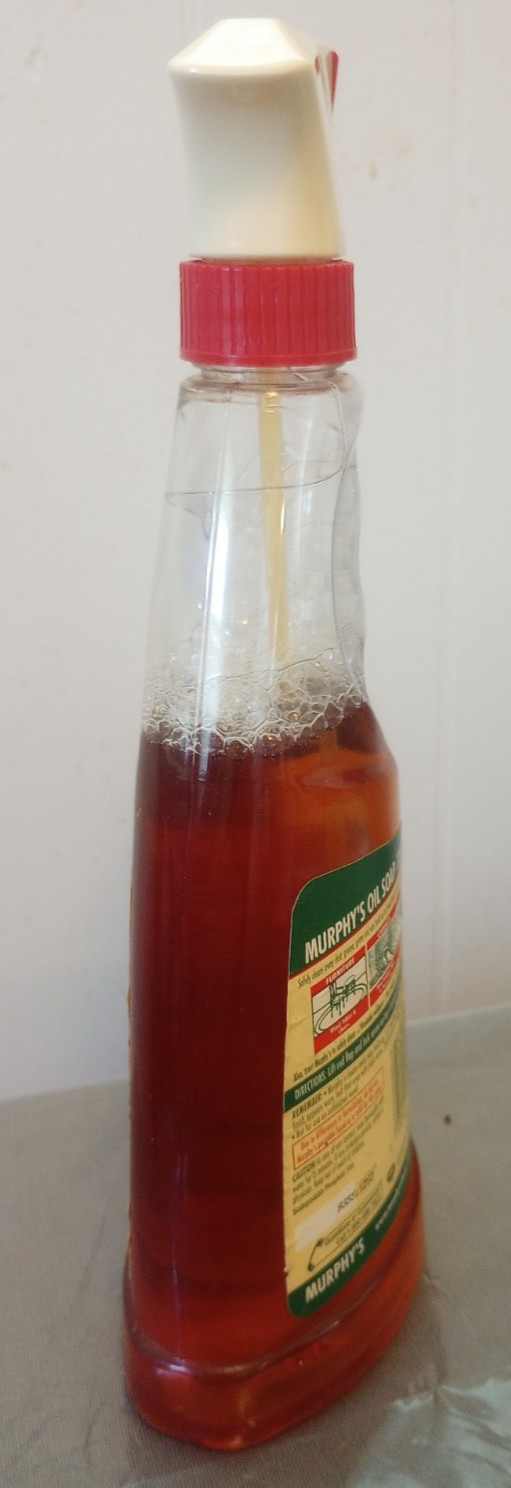 MURPHY OIL SOAP Cleaner Wood Furniture cabinets no dulling residue 75% full VTG