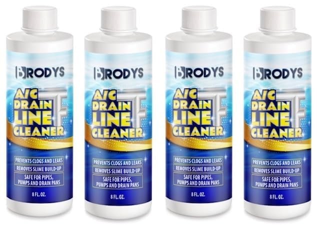 Brodys – A/C HVAC Drain Line Cleaner, Bottle, 2 MONTH SUPPLY, (Great to use at h