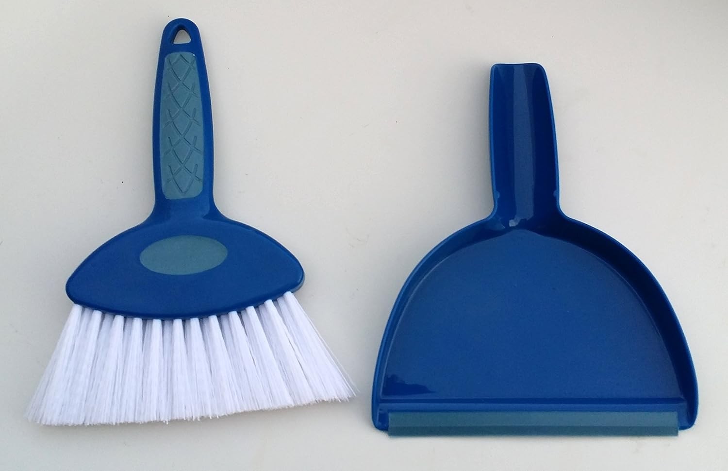 and Durable Small Hand Broom with Snap-on Dust Pan