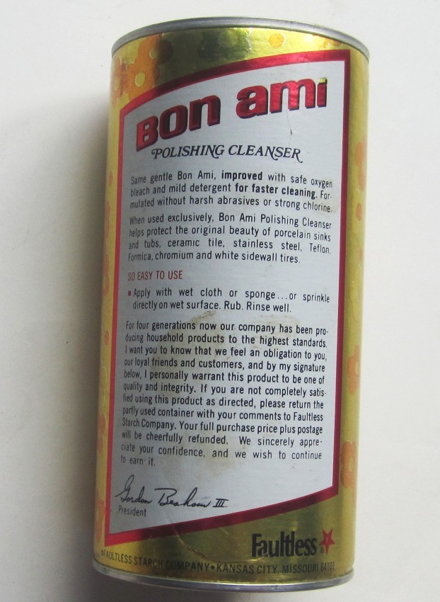 Vintage Bon Ami Deluxe Polishing Cleanser Made in America NEW/SEALED 1970s