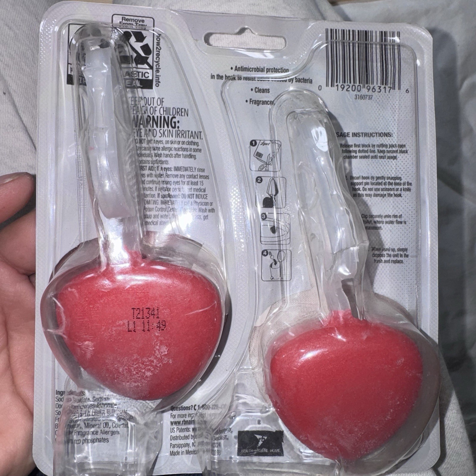 Lysol Brand New Day Automatic Toilet Bowl Cleaner Mango & Hibiscus 2 Pack Each