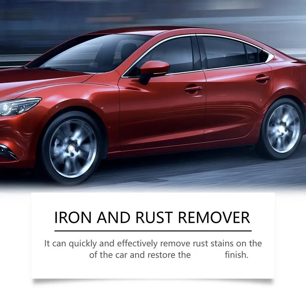Iron Eraser Rust Remover Spray, Car Wheel Paint Brake Dust Fast Cleaner 120ML US
