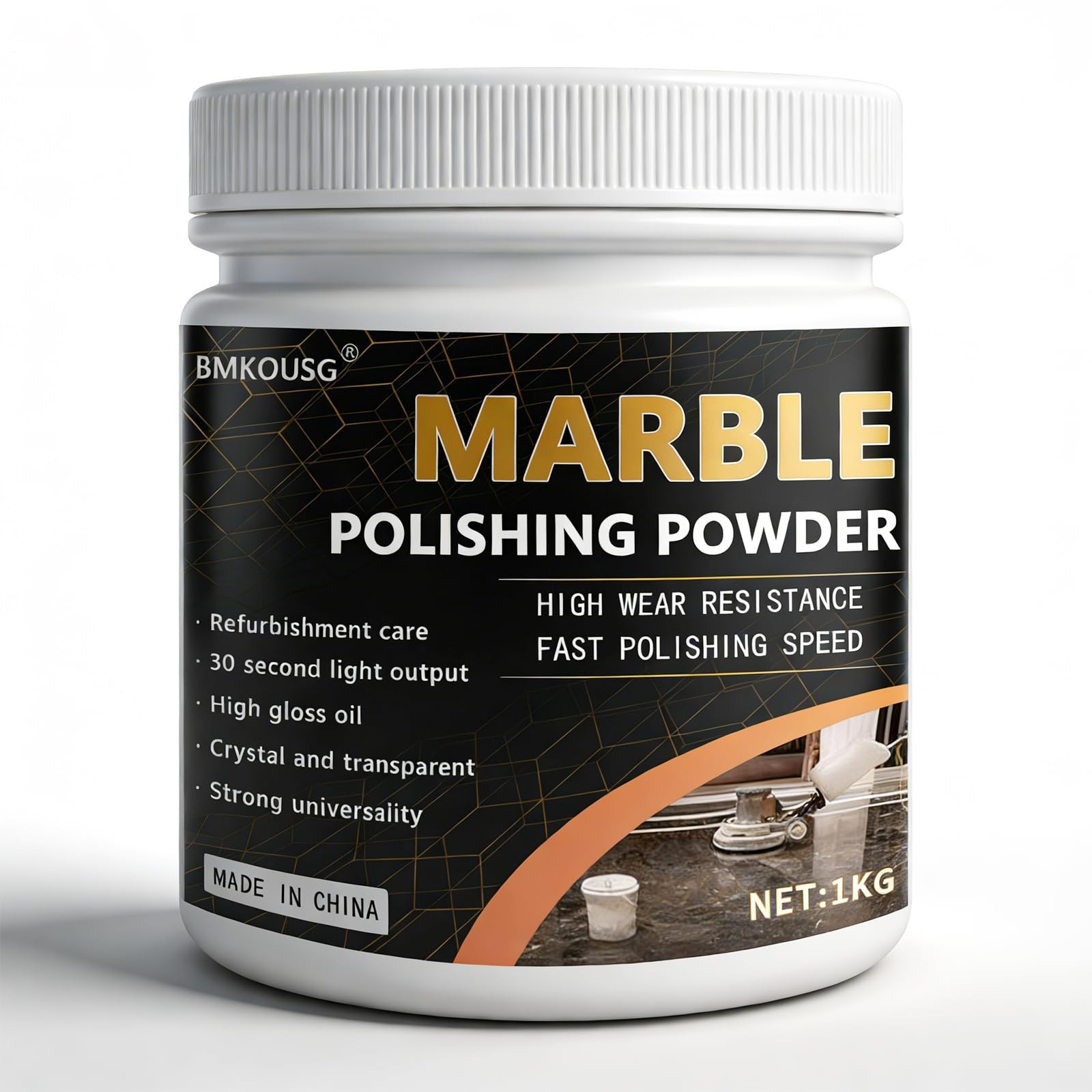 2.2LB Marble Polishing Powder Granite Polish Marble Cleaner Nature Stone Seal…
