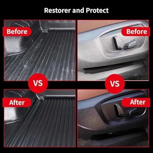 Revive Faded Plastic, Rubber Vinyl Ultimate Solution for Car Trim Size: 2.Pack