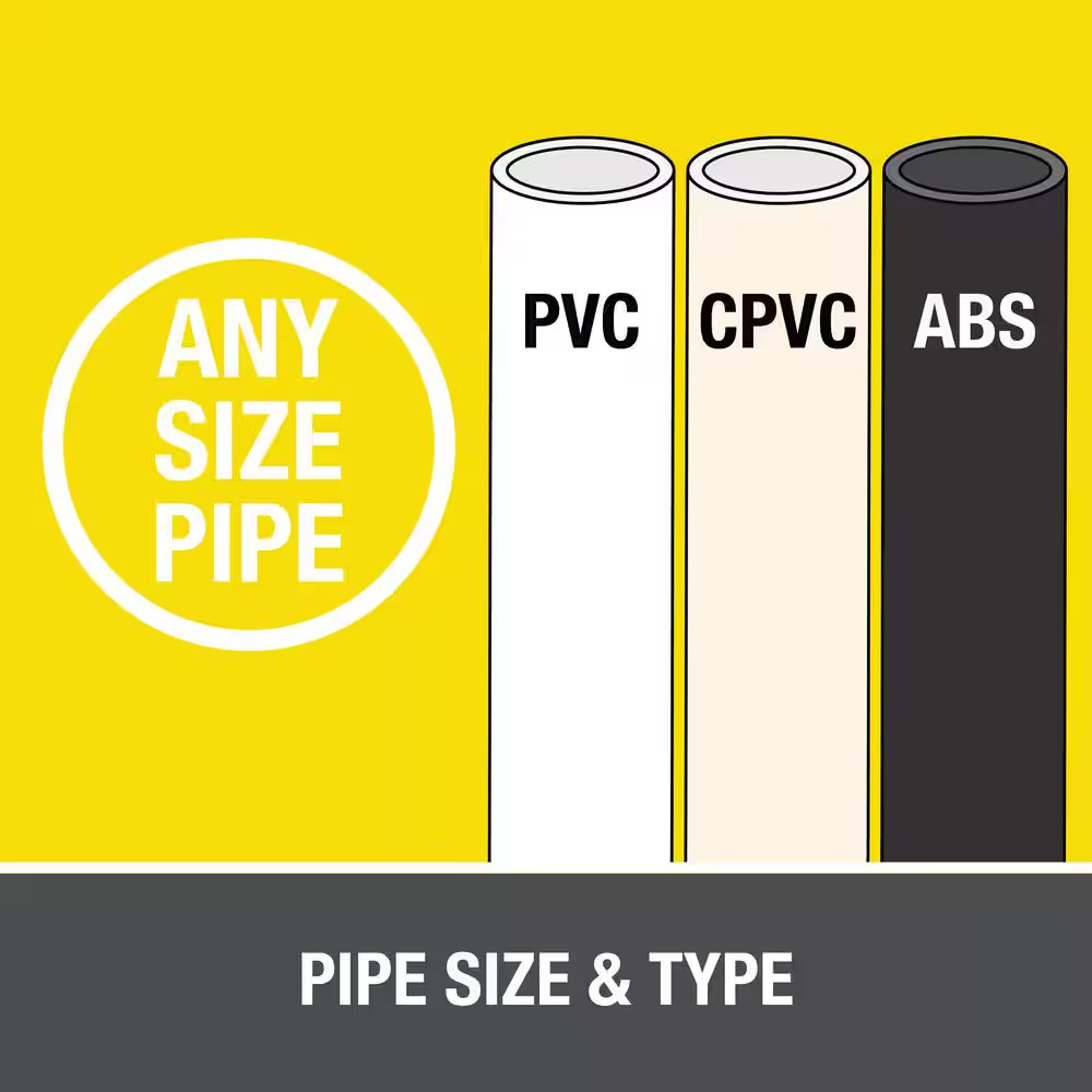 Oatey 307821 All-Purpose ABS, PVC and CPVC Pipe Cleaner, Clear Liquid, 8 oz Can