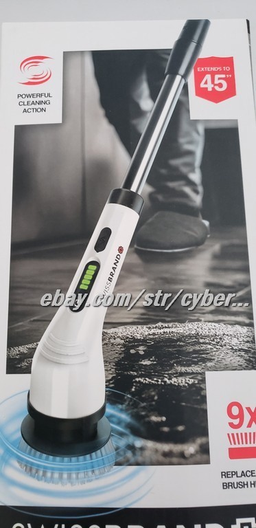 Swiss Brand Expandable Cordless Spin Brush; New in Box