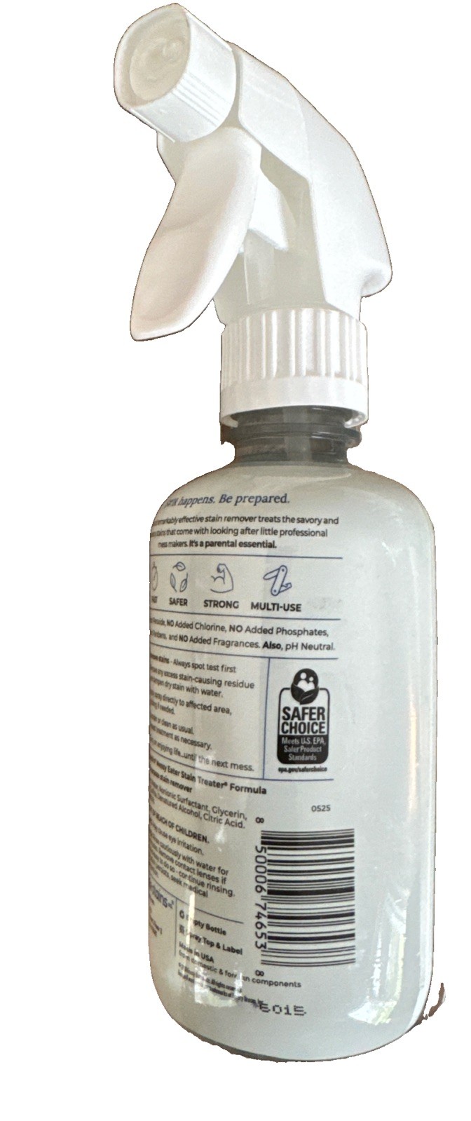 Miss Mouth Stain Treater Spray Gentle on Laundry 12 fl oz- Free Shipping USA