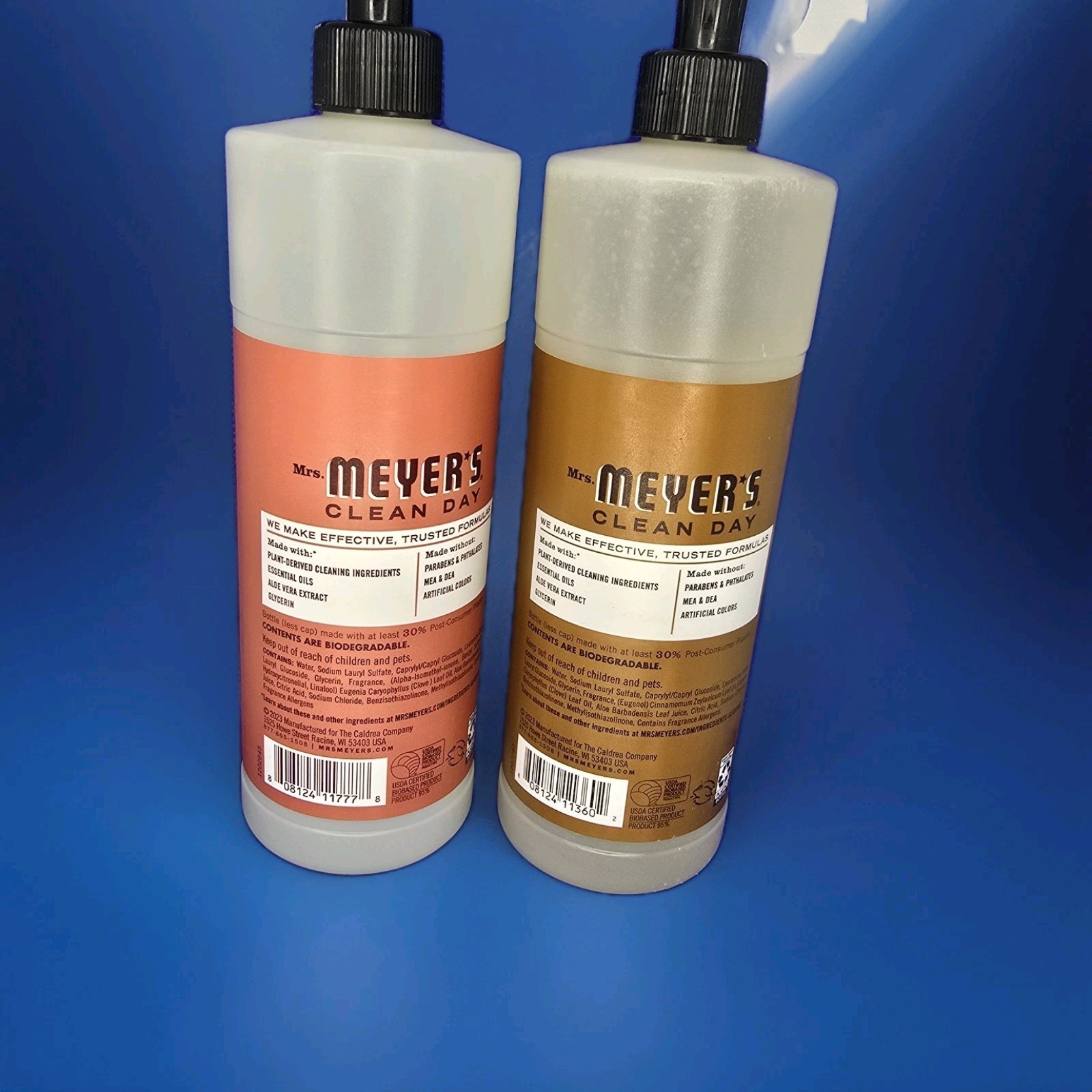 ​Mrs.Meyer’s Dish Soap 2 Pack Limited Edition Fall Leaves & Acorn Spice 16oz New