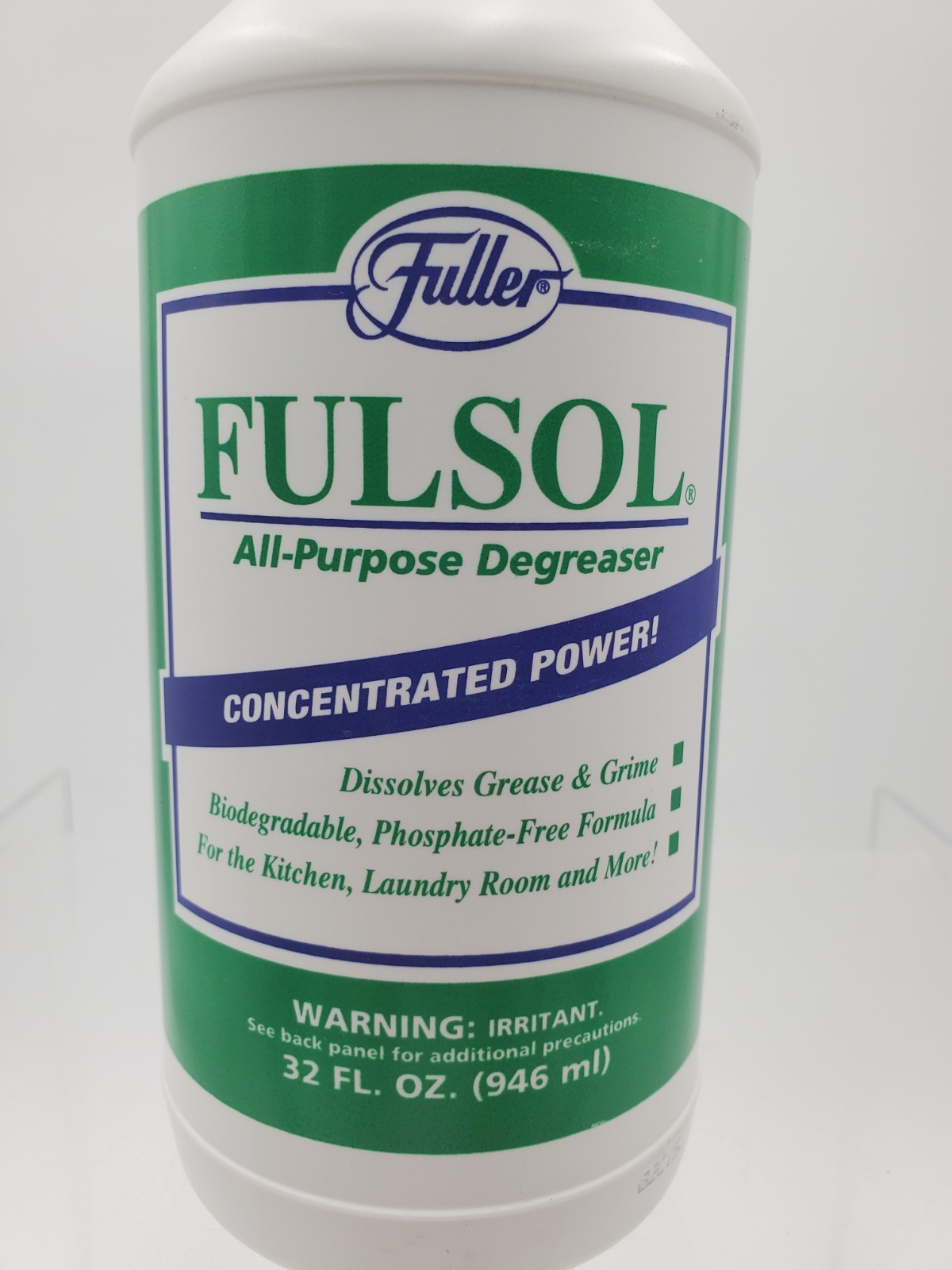 HTF Fuller Fulsol All Purpose Degreaser 32 oz Dissolves Grease Grime