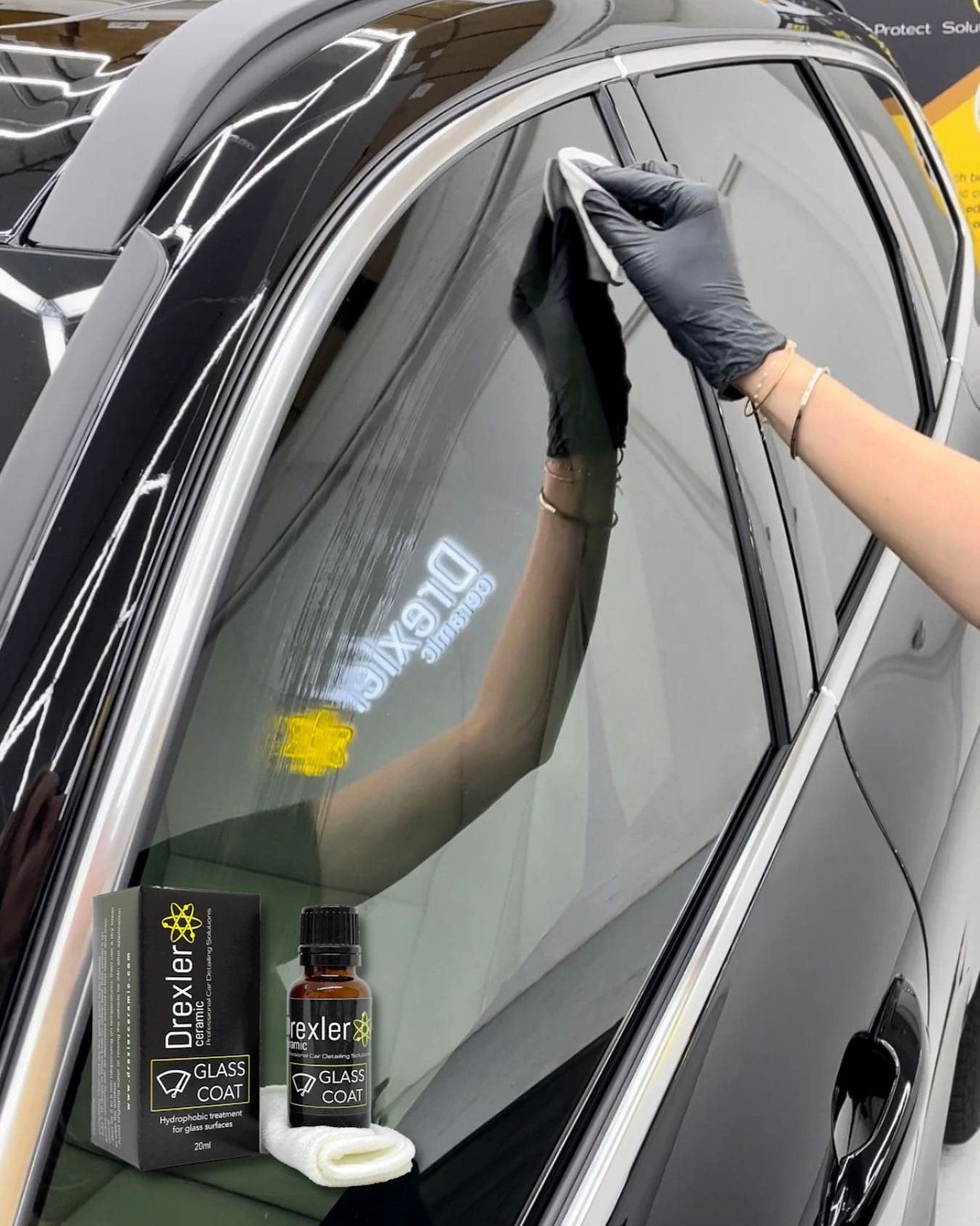 Drexler Ceramic Glass Coating 20ml – Hydrophobic Ceramic Coat for Windshields…