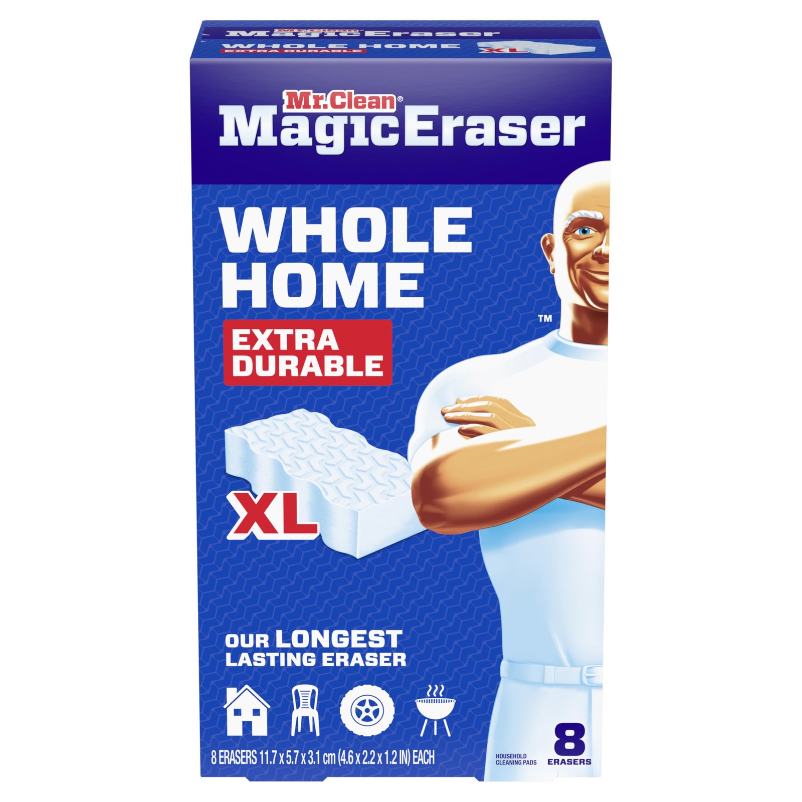 Mr Clean Magic Eraser Sponge All Purpose Cleaner Long Lasting Cleaning Scrubber