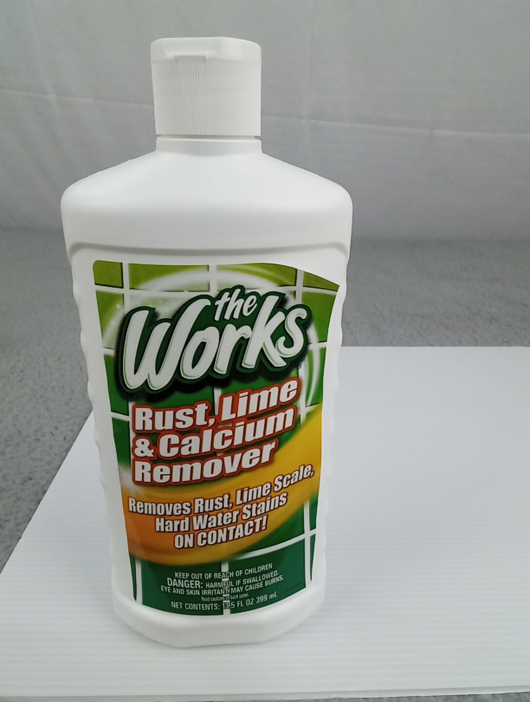 1x The Works Rust Lime And Calcium Remover 13.5oz New
