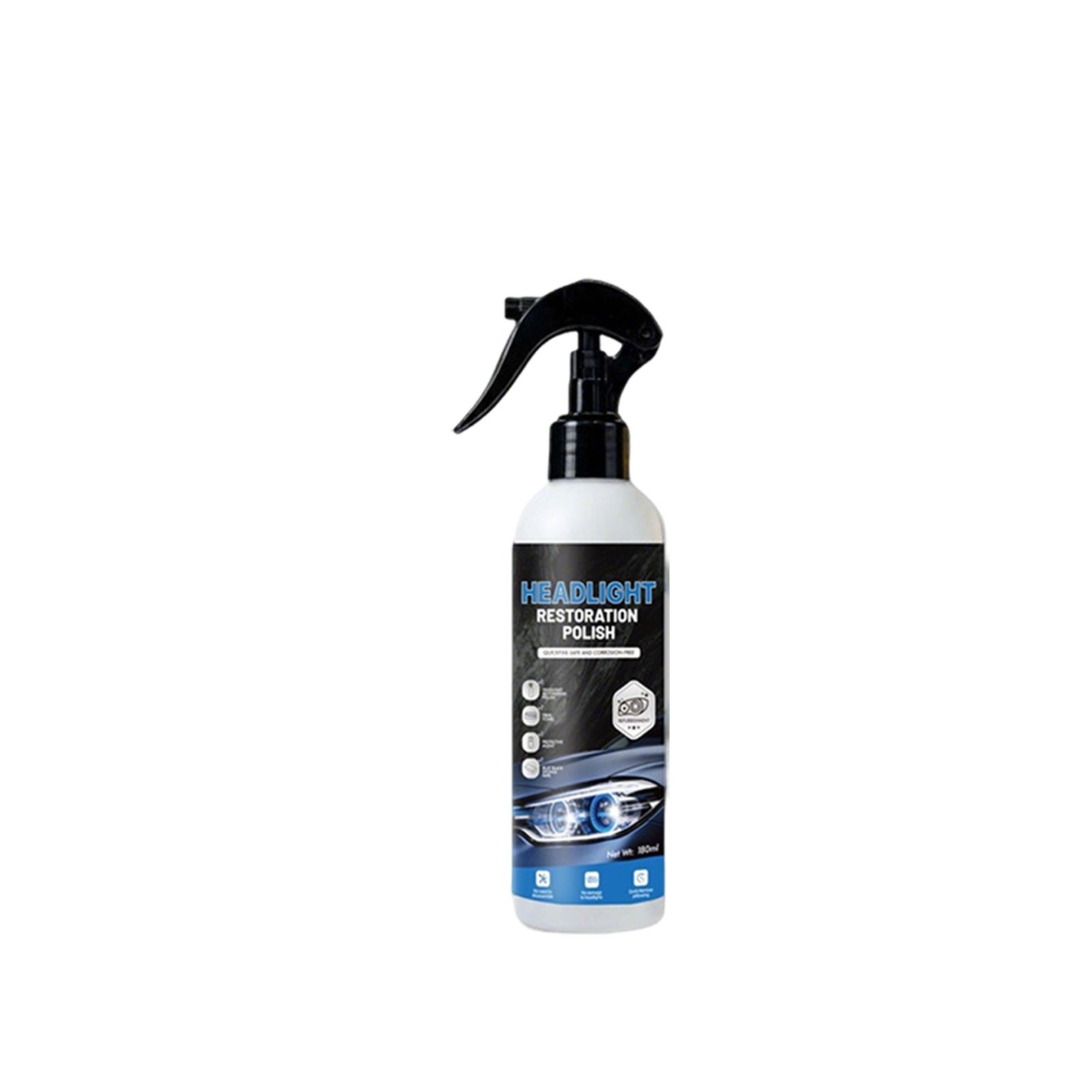 180ml Automotive Headlamp Restoration Fluid Kit Headlight Polishing Cleaner2026c