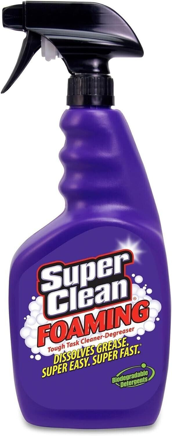 Super Clean Foaming Multi-Surface All Purpose Cleaner Degreaser Spray, Biodeg…