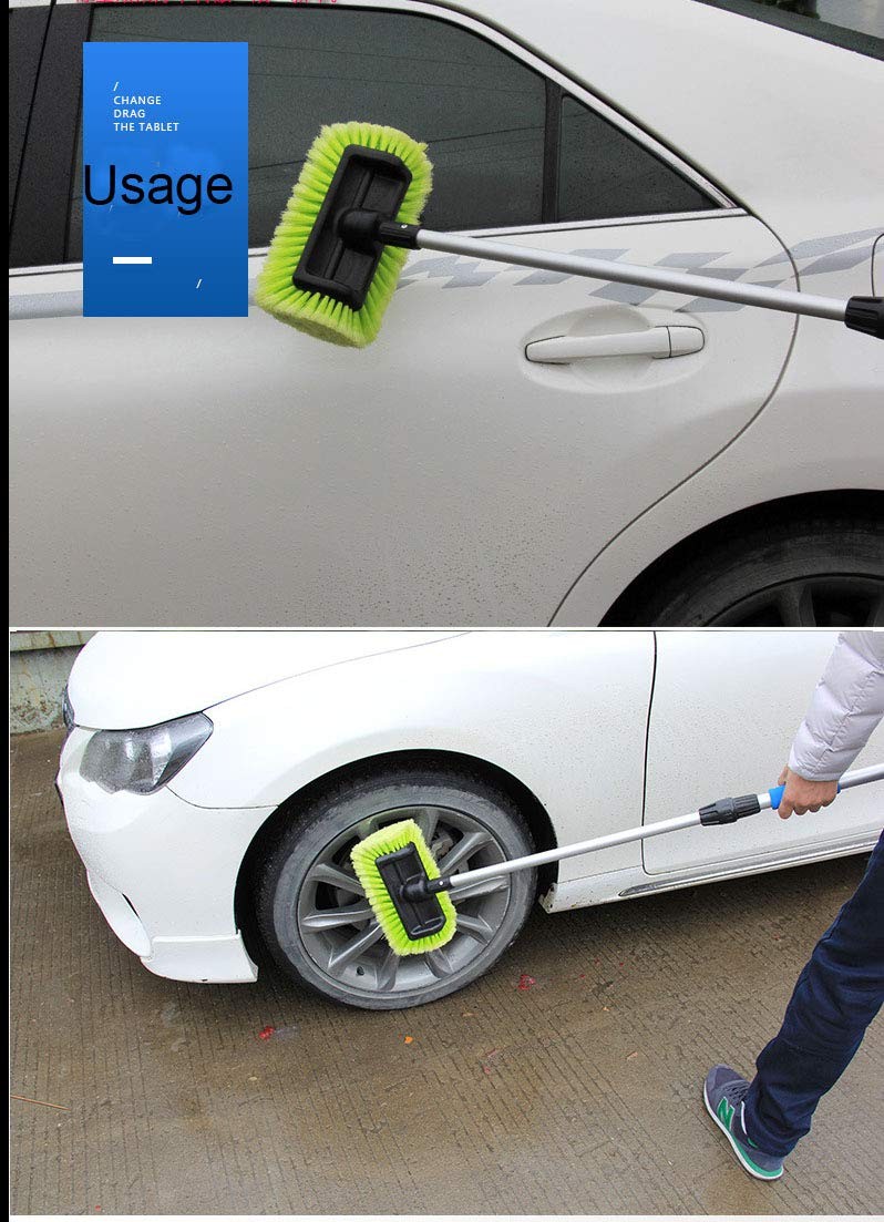 12″ Car Wash Brush with Soft Bristle Auto RV Truck Boat Camper Car Exterior W…
