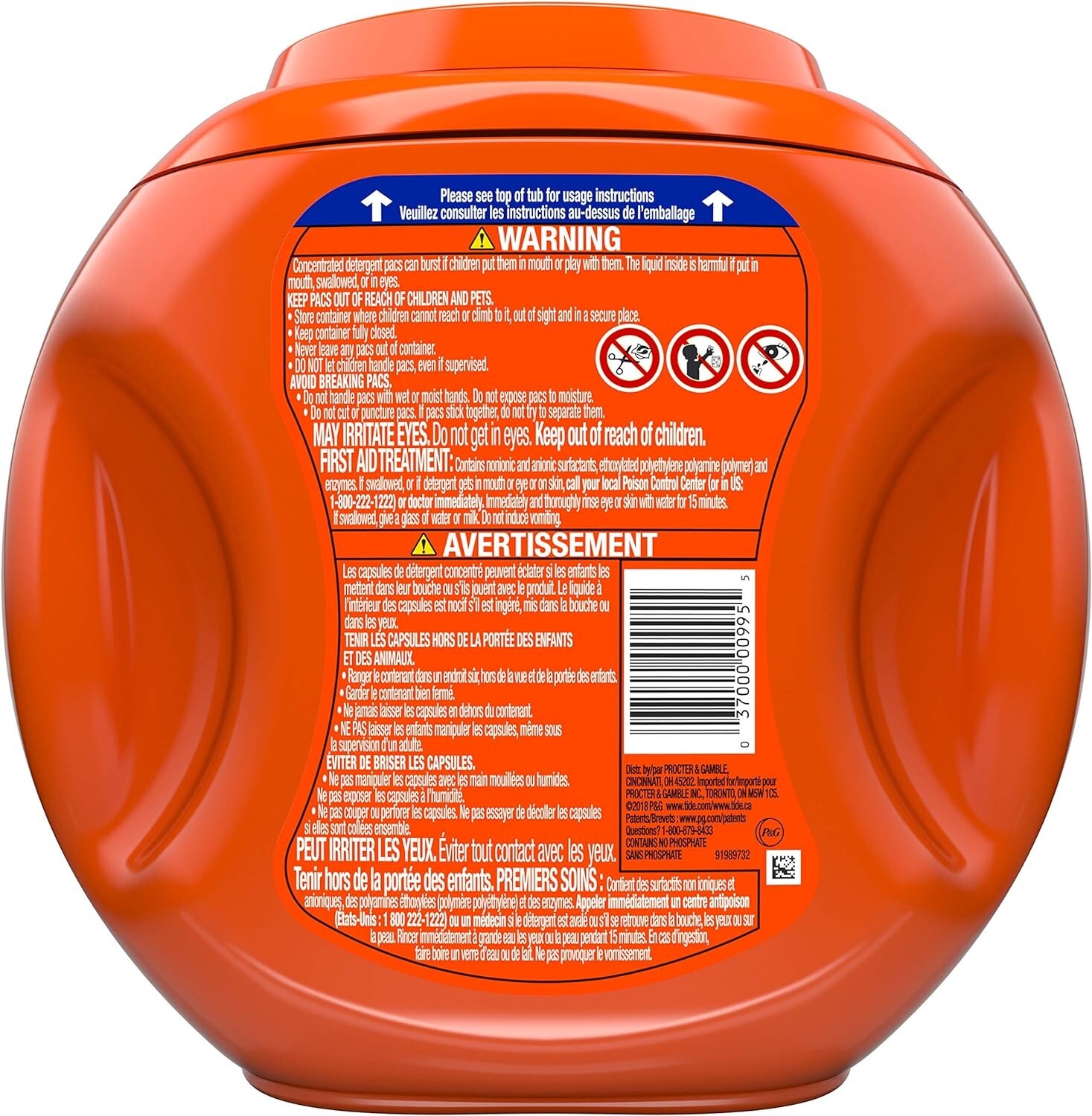 Tide PODS Liquid Laundry Detergent Pacs, Spring Meadow, 42 count (2 Containers)