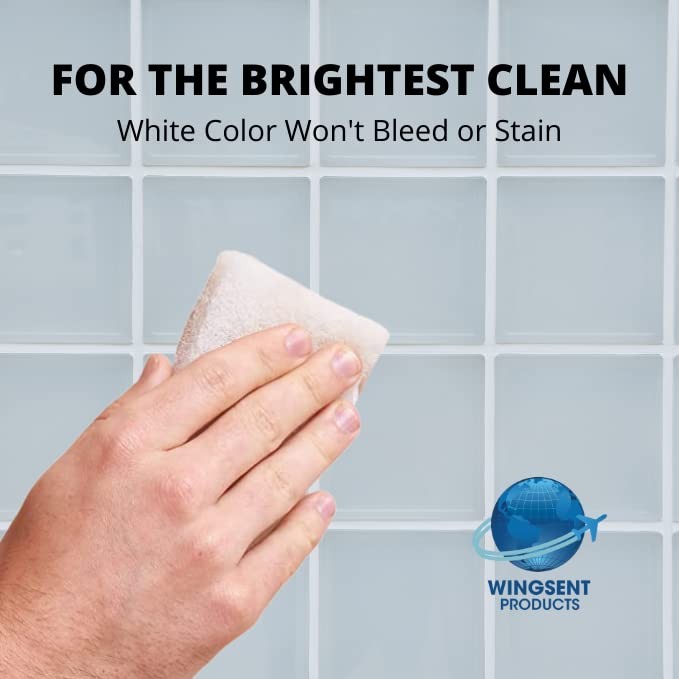 Commercial Light Duty White Scrub Pad – 4.6″ x 10″ Non-Abrasive Cleaning Pad …