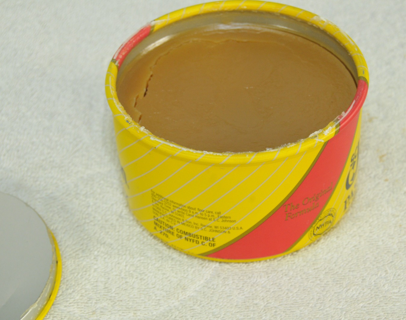 SC Johnson Paste Wax The Original Formula 16 oz Size Can Discontinued Item