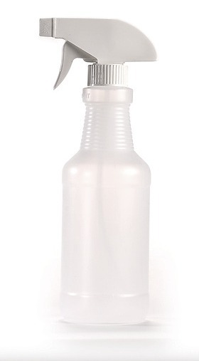 Plastic Spray Bottles with Triggers 16 oz Empty (3 Pack)
