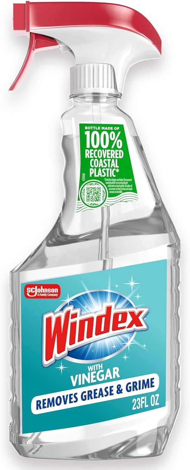 Windex Vinegar Glass & Surface Cleaner 23 oz Spray Bottle