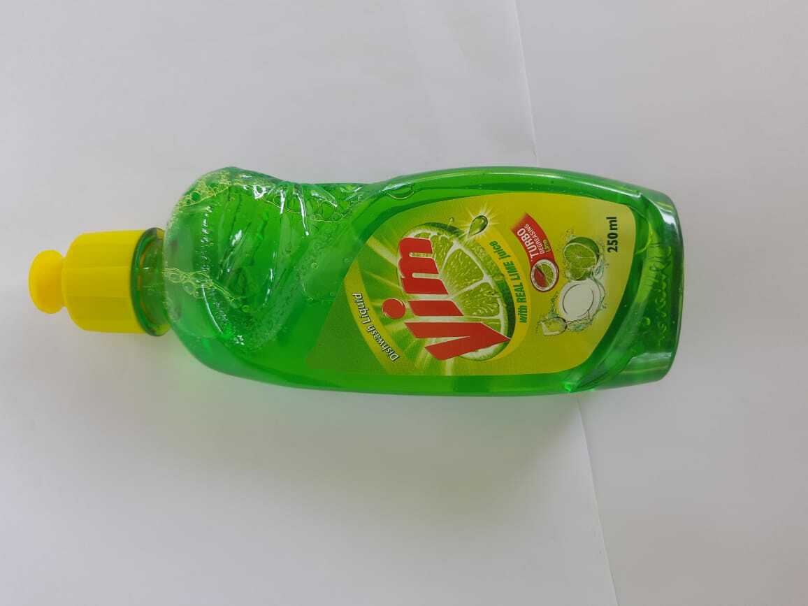 Vim dishwash Liquid With Real Lime Juice Turbo Degrlasigo 250ml