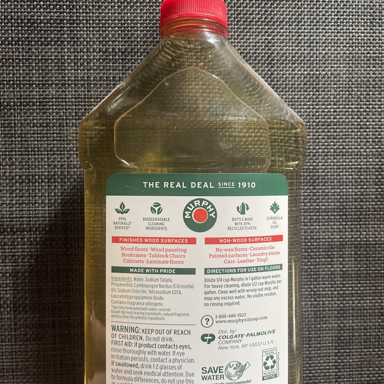 Murphy Oil Soap Wood Cleaner Original 32 Fluid Ounce NEW 32oz Sealed 🇺🇸
