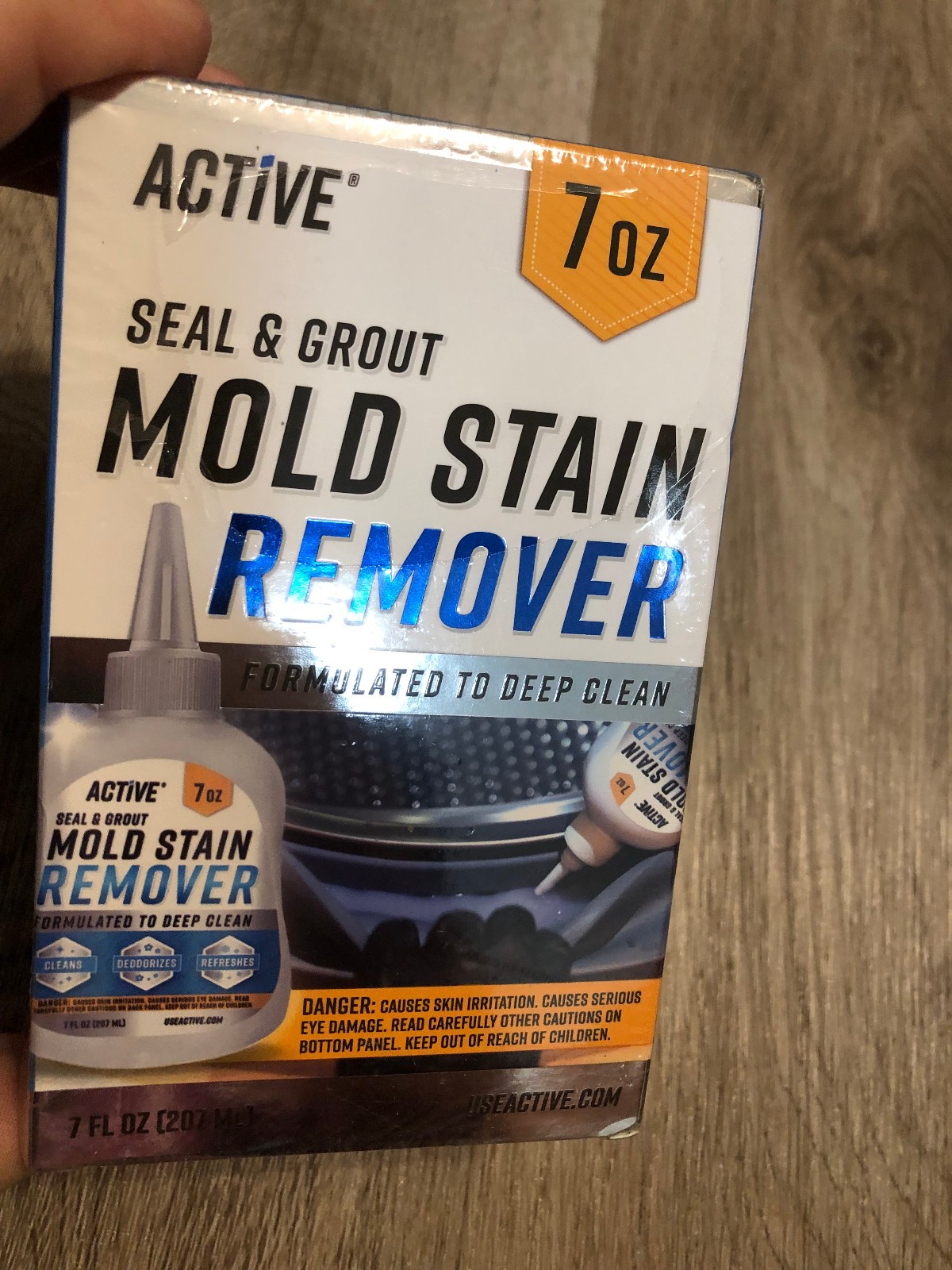 Active Mold Stain Remover Seal Grout Deep Clean 7oz