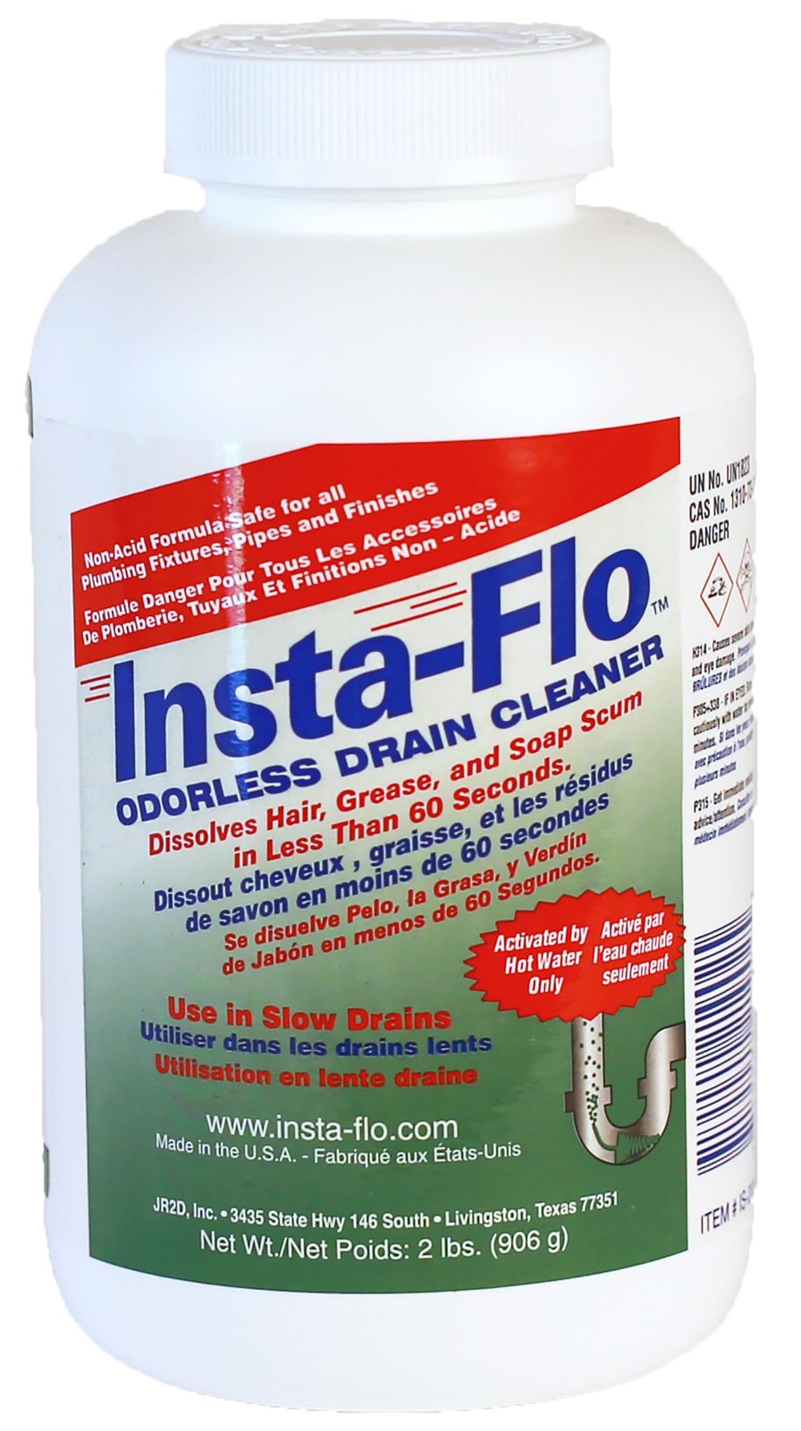 Thrift IS-200 Insta Drain Cleaner 2 LB Fast Acting Professional Strength
