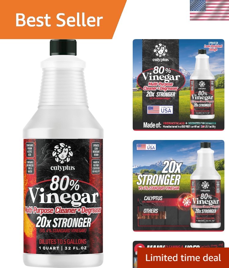 80% Pure Concentrated Cleaning Solution – Eco-Friendly High-Performance Cleaner