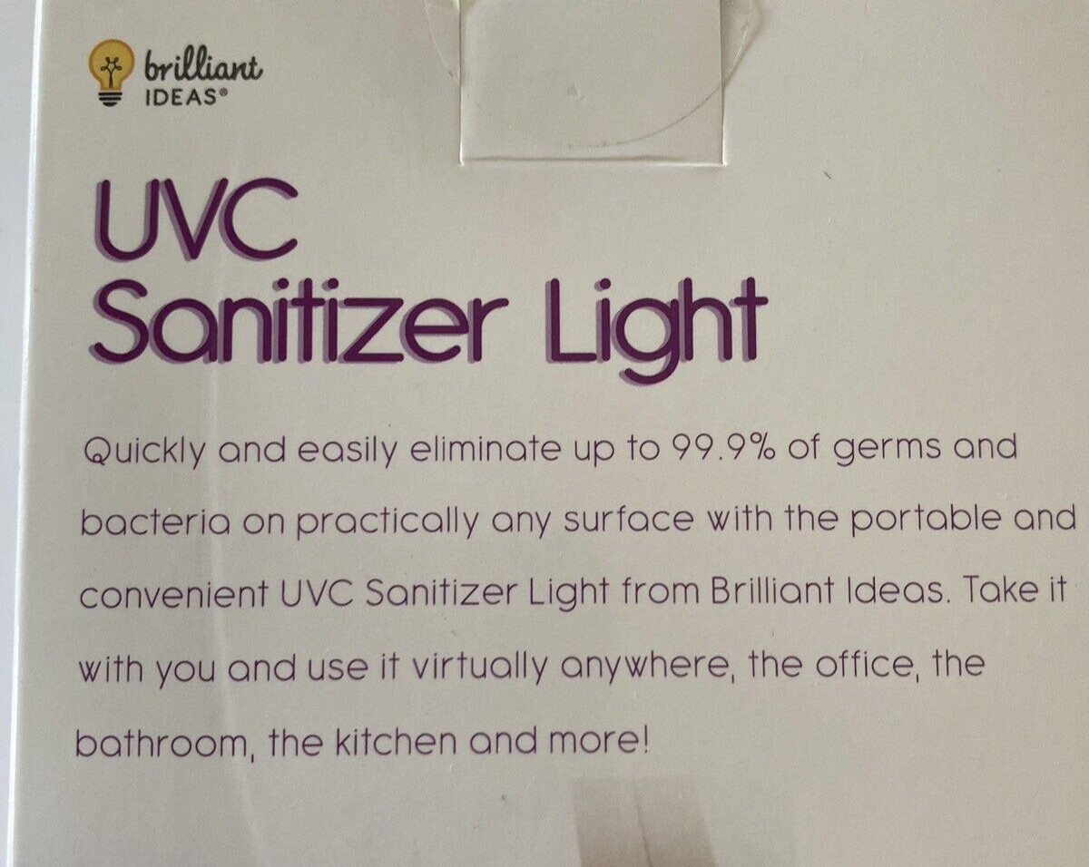 UVC Sanitizer Light- Kills 99.9 of Germs within 30 seconds -USB powered